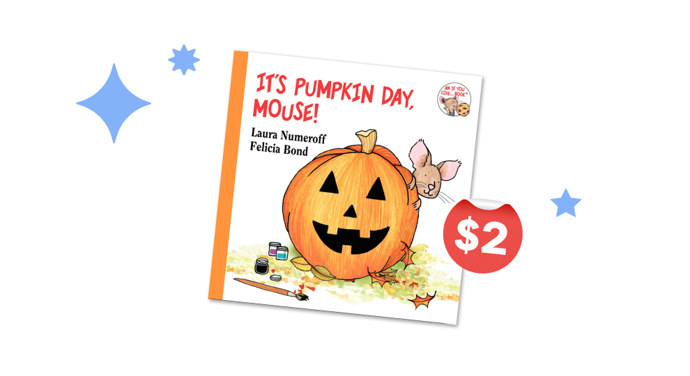 SHOP NOW $2 Book of the Week - It's Pumpkin Day, Mouse