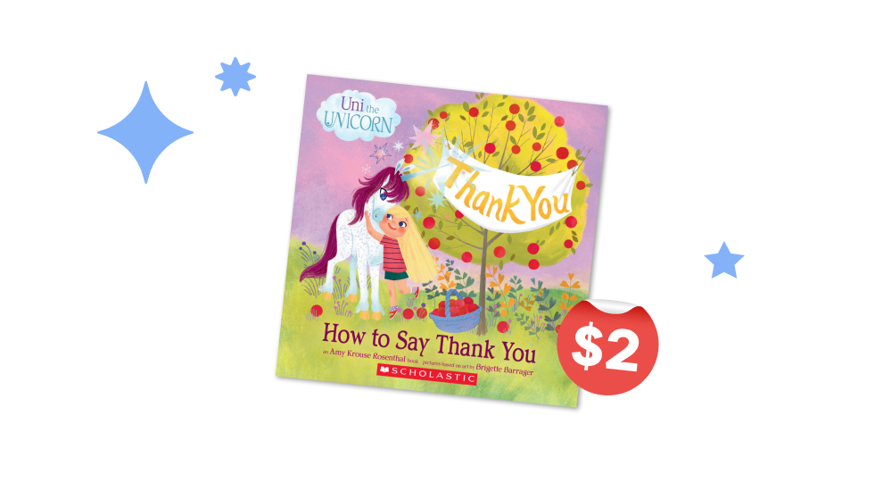 SHOP NOW $2 Book of the Week - Uni the Unicorn: How to Say Thank You