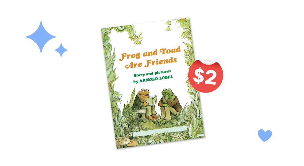 SHOP NOW $2 Book of the Week - Frog and Toad Are Friends