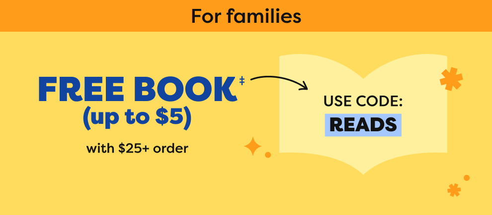 FREE BOOK (up to $5) with $25+ order - use code: READS