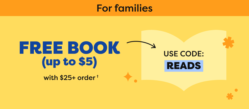 FREE BOOK (up to $5) with $25+ order - use code: READS